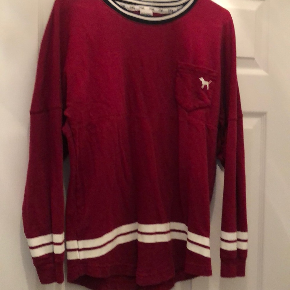 Red Victoria’s Secret Pink Jersey top